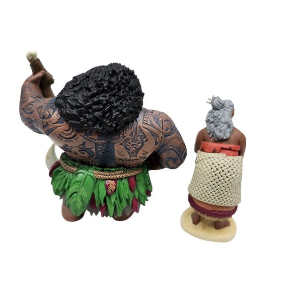 Disney Moana Maui and Gramma Tala Action Figure with Fish Hook Approx 4" Toy - Picture 5 of 7
